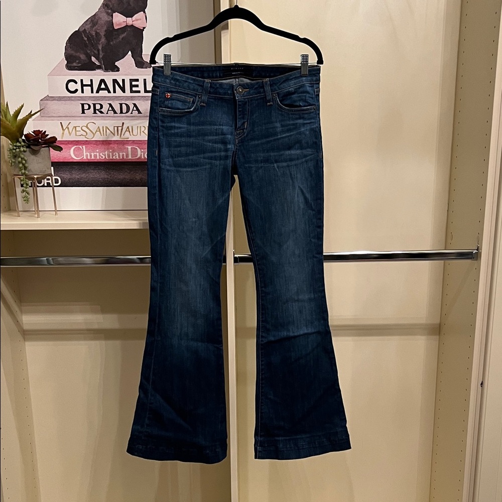 Hudson Jeans Deep Blue Wide Leg Denim